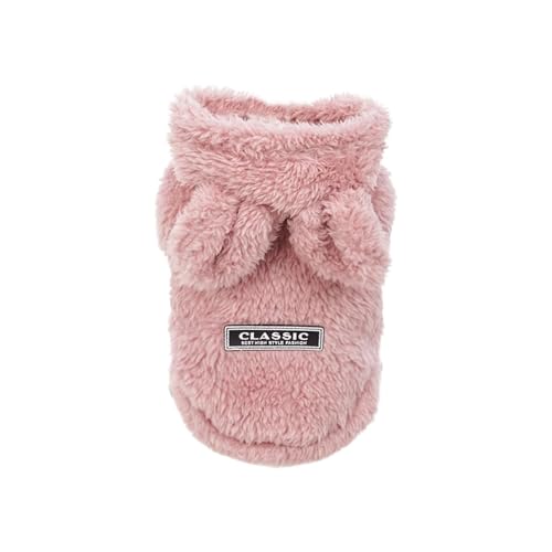 wiroouia Winter-Hunde-Kapuzenpullover, warmes Hunde-Sweatshirt,Weicher Katzen-Winterpullover | Niedliche Hasenohr-Sweatshirts für kleine Hunde, Warmer Mantel für Autos, Hunde, Haustier-Welpenkostüm von wiroouia
