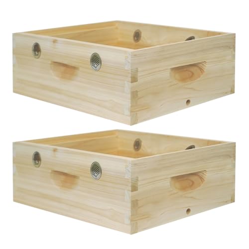 Langstroth Bienenstock, Winter-Steppdecken-Box für 8 Rahmen, zusammengebaute Steppdecke für den Winter, Imkereibedarf, 2 Stück Langstroth Bienenstock, Winter-Steppdecken-Box für 8 Rahmen, zusammengebaute Steppdecke für den Winter, Imkereibedarf, 2 Stück von witbee