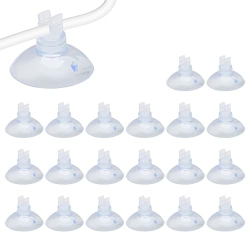witeup Saugnäpfe, 20 Stück, Saugnapf-Clips für Aquarium, 1,9 cm Standard-Luftschlauch, Aquarium-Saugnäpfe, Aquarium-Zubehör witeup Saugnäpfe, 20 Stück, Saugnapf-Clips für Aquarium, 1,9 cm Standard-Luftschlauch, Aquarium-Saugnäpfe, Aquarium-Zubehör von witeup