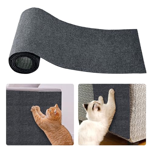Katzen Kratzbrett-2PCS Kratzmatte Selbstklebend- DIY Kletterwand Katzen-30 x 100cm Kratzmatte Kratzteppich Selbstklebend für Cat Scratching Post、Katzenwand、Katzensofa、Katzen Bett、Katzentoilette Schra Katzen Kratzbrett-2PCS Kratzmatte Selbstklebend- DIY Kletterwand Katzen-30 x 100cm Kratzmatte Kratzteppich Selbstklebend für Cat Scratching Post、Katzenwand、Katzensofa、Katzen Bett、Katzentoilette Schra von wokdsbl