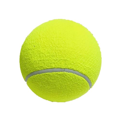 24CM Haustier Hund Riesen Tennis Ball Für Hund Kauen Plüsch Spielzeug Hund Interaktive Spielzeug Große Lieferungen Aufblasbare Haustier Tennis Spielzeug Ball Outdoor von wouwaft