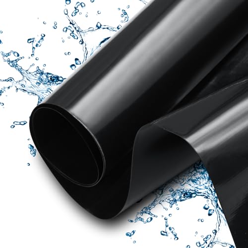 wowspeed Premium PVC Teichfolie 2M X 6M, Schwarz HDPE Teichfolien Schwerlast, Dichtungsfolie Teichmembran Schwimmteich Folie Gartenteich Teichplane für Fischteiche, Brunnen, Wassergarten, Wasserfall wowspeed Premium PVC Teichfolie 2M X 6M, Schwarz HDPE Teichfolien Schwerlast, Dichtungsfolie Teichmembran Schwimmteich Folie Gartenteich Teichplane für Fischteiche, Brunnen, Wassergarten, Wasserfall von wowspeed