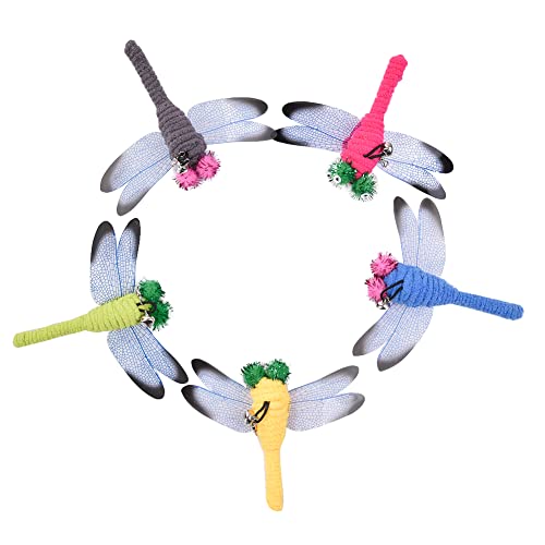 Katzenspielzeug, Libellenspielzeug, Katzenspielzeug, Ersatz-Libelle, Katzenspielzeug, Zauberstabkopf – bequemer Katzen-Teaser-Stick, Ersatzkopf für Indoor-Katzen zum Spielen Katzenspielzeug, Libellenspielzeug, Katzenspielzeug, Ersatz-Libelle, Katzenspielzeug, Zauberstabkopf – bequemer Katzen-Teaser-Stick, Ersatzkopf für Indoor-Katzen zum Spielen von woyufen