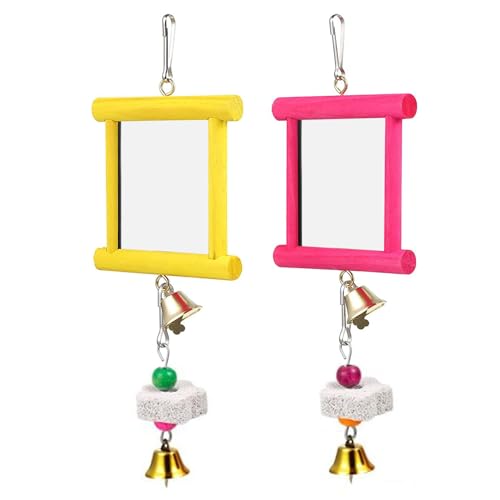 Chicken Swing Mirror - Leichte Vogelspiegel Käfig | Sichere Multi -funktionale Hens Hens Entertainment für Garten, Bauernhof, Hof im Freien Chicken Swing Mirror - Leichte Vogelspiegel Käfig | Sichere Multi -funktionale Hens Hens Entertainment für Garten, Bauernhof, Hof im Freien von wqibq
