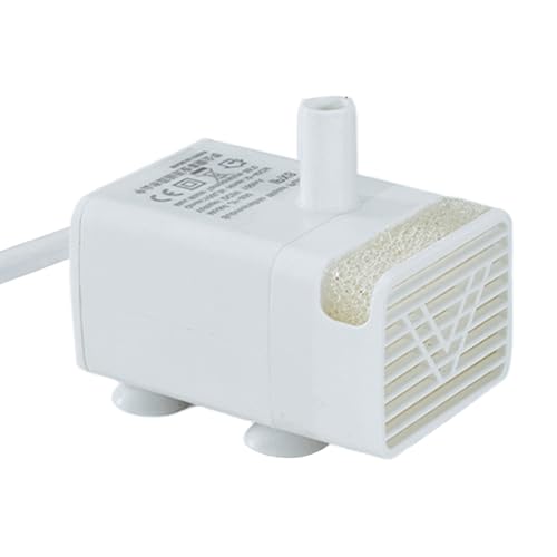 Pet Fountain Pump - 5V1A Low Noise Technology Water Fountain Replacement Pump | Ultra Quiet Battery Operated Cat Fountain for Safe Pet Hydration Pet Fountain Pump - 5V1A Low Noise Technology Water Fountain Replacement Pump | Ultra Quiet Battery Operated Cat Fountain for Safe Pet Hydration von wqibq