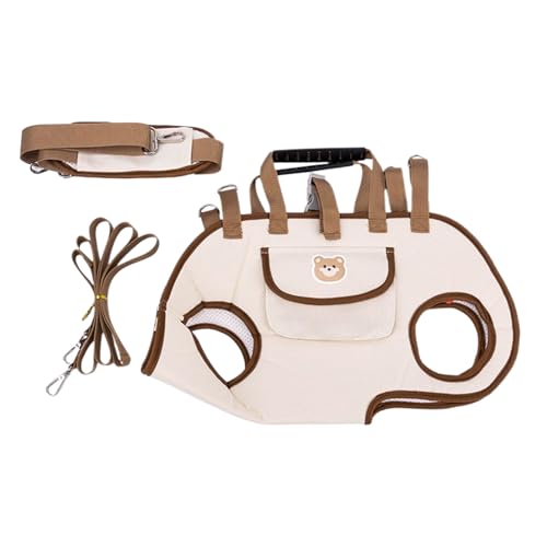 wqibq Hundetrage | Hundetasche Tragetuch Tragehilfe | Atmungsaktive Transporttasche Mit Schultergurt Für Welpen Spaziergang Wanderung Outdoor Camping von wqibq