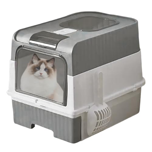 wqibq Katzentoiletten - Große Katzentoilette Mit Geruchskontrolle - Geruchsdichter Klappbarer Leichter Katzentoilettenbehälter Mit Siebschaufel Und Reisefreundlichem Tragegriff Für Unterwegs wqibq Katzentoiletten - Große Katzentoilette Mit Geruchskontrolle - Geruchsdichter Klappbarer Leichter Katzentoilettenbehälter Mit Siebschaufel Und Reisefreundlichem Tragegriff Für Unterwegs von wqibq