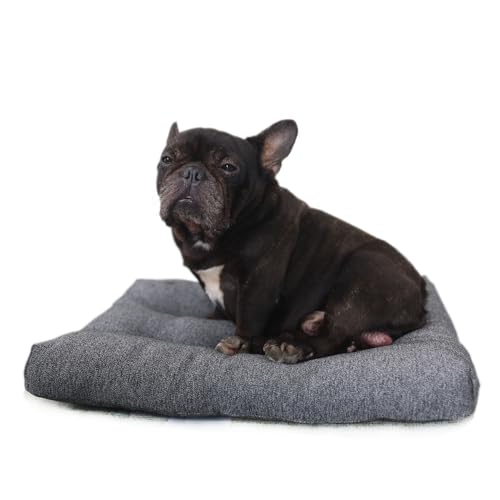 Strapazierfähiges Hundebett für kleine Hunde, kaufest, leicht zu reinigen, robust, kratzfest, orthopädisches Hundebett, passend für 61 cm Zwinger, waschbar von wrkfree