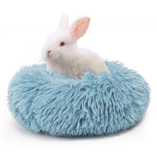 wrkfree Chinchilla-Bett, blau, für Käfige, flauschig, rund, für Kleintiere, waschbar, rutschfest wrkfree Chinchilla-Bett, blau, für Käfige, flauschig, rund, für Kleintiere, waschbar, rutschfest von wrkfree
