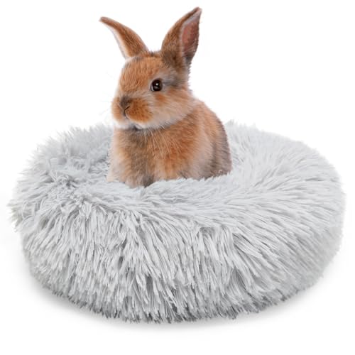 wrkfree Hasenbett, Kaninchenversteck groß, weich und bequem, Kleintier-Bettwäsche, gemütliches Bett, warmes Versteck Käfigzubehör für Meerschweinchen, Hellgrau wrkfree Hasenbett, Kaninchenversteck groß, weich und bequem, Kleintier-Bettwäsche, gemütliches Bett, warmes Versteck Käfigzubehör für Meerschweinchen, Hellgrau von wrkfree