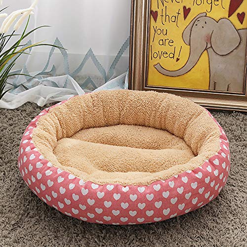 Beige/Rosa + Herzförmige Mode Haustierbedarf Zwinger Katzenstreu Kleine Mittlere Hunde 50 50 14 cm Haustier Hundematte von wsdhswhdhsdsds