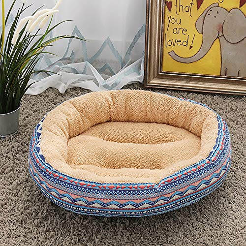 Einfache und modische Hundehütte, Katzenstreu, klein, mittelgroß, Beige, mehrfarbig, 505014 cm von wsdhswhdhsdsds