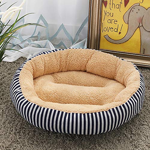 Fashion Pet Supplies Hundehütte Katzennest für kleine und mittelgroße Hunde, 50 x 50 x 14 cm, Beige/Streifen Fashion Pet Supplies Hundehütte Katzennest für kleine und mittelgroße Hunde, 50 x 50 x 14 cm, Beige/Streifen von wsdhswhdhsdsds