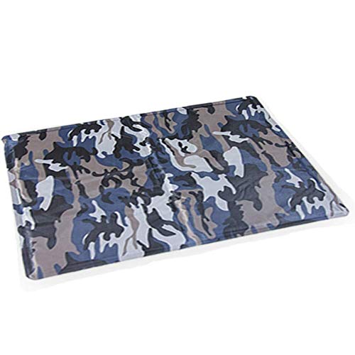 Haustier-Kaltkissen, PVC, verhindert Überhitzung und Dehydrierung, bequeme, weiche Passform, Kisten, Boden, Zwinger und Sofa, Camouflage (groß) von wsdhswhdhsdsds