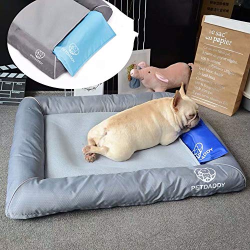 Hunde- und Katzennestkissen, kühlende Jahreszeiten, alle herausnehmbaren und waschbaren Hundehütten, Eiskissen, Haustierbedarf, Grau, 7060 cm von wsdhswhdhsdsds