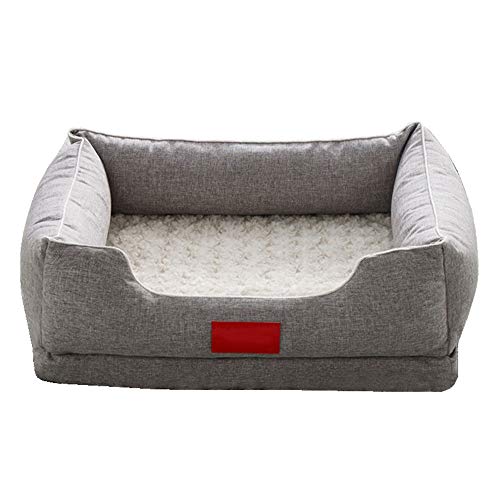 Hundehütte für den Winter, waschbar, Katzenstreu, für große und kleine Hunde, Teddy, Hundekissen, vier Jahreszeiten, allgemeiner Tiefschlaf, für Haustiere, Waterloo 58 45 20 (mittel) von wsdhswhdhsdsds