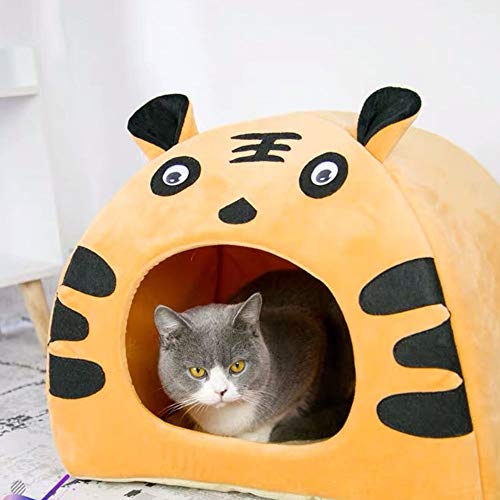 Katzennest, niedliches kreatives Netz, rot, für alle Jahreszeiten, universal, geschlossen, für kleine Hunde, Teddy, Rinder, spezielle Hundehütte von wsdhswhdhsdsds