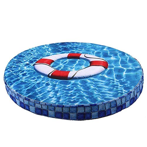Schwimmring, Haustiernest, 48 x 48 x 5 cm, atmungsaktiv, bequem, für kleine Hunde, Blau von wsdhswhdhsdsds