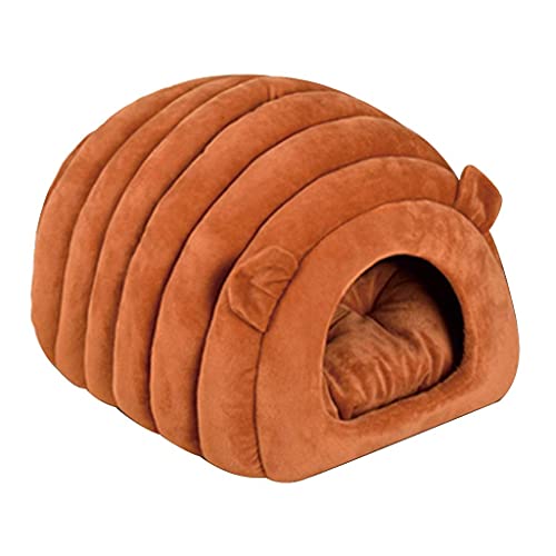 S für Katzen und Hunde, 40,9 x 50,8 x 34,8 cm, 2-in-1, bequemes Haustierzelt, Höhlenbett mit abnehmbarem, waschbarem, gepolstertem Kissen, für den Innenbereich, Katzen- und Hundebetten, Haustierbedarf S für Katzen und Hunde, 40,9 x 50,8 x 34,8 cm, 2-in-1, bequemes Haustierzelt, Höhlenbett mit abnehmbarem, waschbarem, gepolstertem Kissen, für den Innenbereich, Katzen- und Hundebetten, Haustierbedarf von wsdswdsfedscsfbrgdf