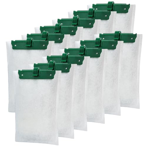 xbbwmrs Filterkartuschen für Tetra Whisper Bio-Bag Filter, mittlere Ersatz-Filterkartuschen für Tetra ReptoFilter und 10i IQ10 PF10 Powerfilter, gebrauchsfertig, 12 Stück von xbbwmrs