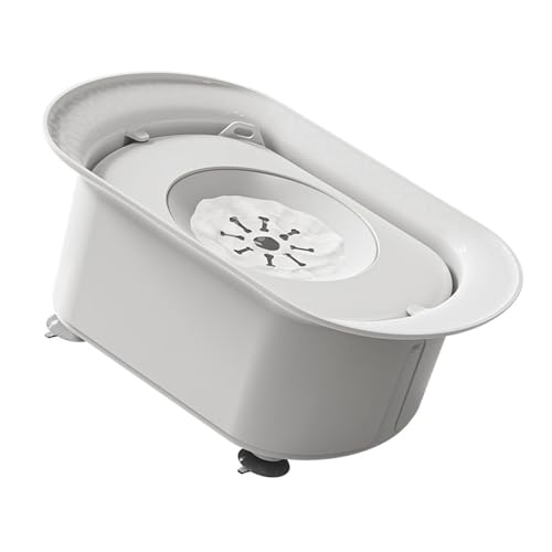 Wasserspender für Hunde, auslaufsicher, auslaufsicher, Design für große Hunde, rutschfest, verstellbar, langsames Trinken, Wassernapf für Hunde von xbiez