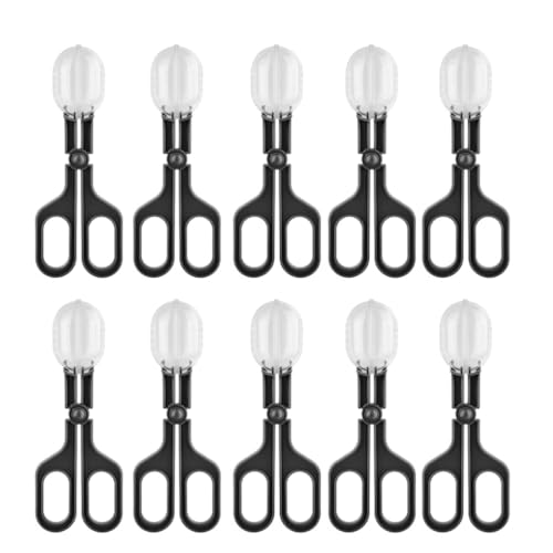 xbiez Gogga Kids Catcher Schere Outdoor Kids Gogga Clip Spinnen Fänger Clip für Haustierbesitzer und Fellpfleger, 10 Stück xbiez Gogga Kids Catcher Schere Outdoor Kids Gogga Clip Spinnen Fänger Clip für Haustierbesitzer und Fellpfleger, 10 Stück von xbiez