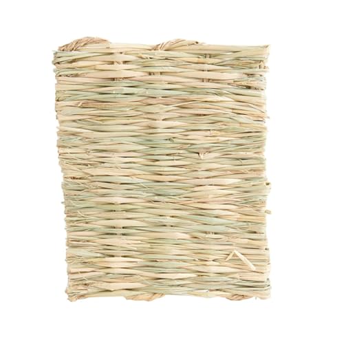 xbiez Grasmatte für Kaninchen, gewebte Strohmatte für Kleintiere, natürliche Einstreu, Ruhekäfig-Zubehör für Chinchilla xbiez Grasmatte für Kaninchen, gewebte Strohmatte für Kleintiere, natürliche Einstreu, Ruhekäfig-Zubehör für Chinchilla von xbiez