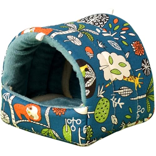 xbiez Hamster Print Hängemattenbett Hängende Matte Käfig Zubehör Warm Anti-Kratz-Tunnel Bett für Eichhörnchen Frettchen xbiez Hamster Print Hängemattenbett Hängende Matte Käfig Zubehör Warm Anti-Kratz-Tunnel Bett für Eichhörnchen Frettchen von xbiez
