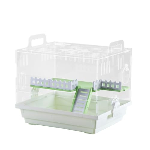 xbiez Hamsterkäfig transparent leicht zu reinigen atmungsaktiv - Haus einfach aufzubauen High-End-Haus mit Plattformleiter xbiez Hamsterkäfig transparent leicht zu reinigen atmungsaktiv - Haus einfach aufzubauen High-End-Haus mit Plattformleiter von xbiez