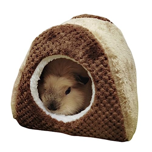 xbiez Kleine Tierhängematte zum Aufhängen, warmes Bettspielzeug für Frettchen, Hamster, Papageien, Rennmäuse, Schlaf- und Nickerchen, Plüschversteck xbiez Kleine Tierhängematte zum Aufhängen, warmes Bettspielzeug für Frettchen, Hamster, Papageien, Rennmäuse, Schlaf- und Nickerchen, Plüschversteck von xbiez