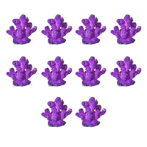 xbiez Künstliche Korallen, Unterwasserpflanze, Aquarien, Dekoration für Aquarien und Aquarien, 10 Stück xbiez Künstliche Korallen, Unterwasserpflanze, Aquarien, Dekoration für Aquarien und Aquarien, 10 Stück von xbiez