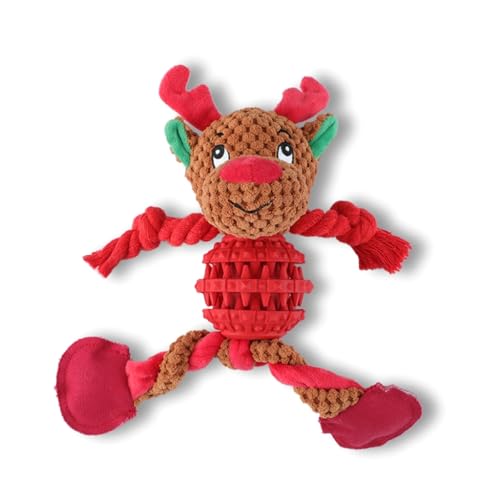 xbiez Quietschendes gefülltes Weihnachtsmann/Elch-Form Hunde Kauspielzeug Weiche Reinigung Massage Spielzeug Haustier Weihnachtsthema Molar Pet Supplies xbiez Quietschendes gefülltes Weihnachtsmann/Elch-Form Hunde Kauspielzeug Weiche Reinigung Massage Spielzeug Haustier Weihnachtsthema Molar Pet Supplies von xbiez