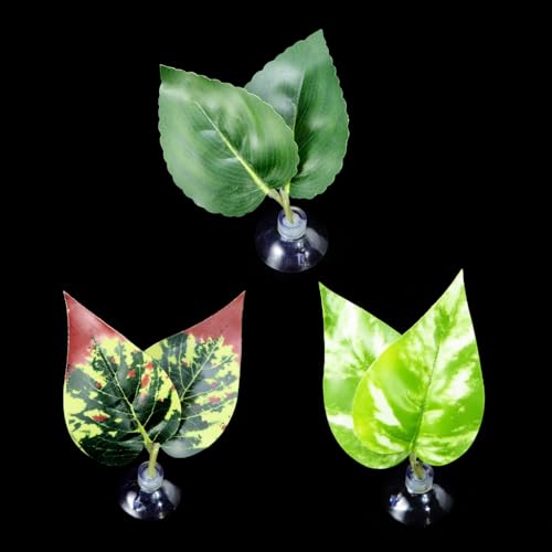 xbiez Realistische künstliche Pflanze, Aquarien, Wassergras für Terrarien, Futterplattform, 3 Stück xbiez Realistische künstliche Pflanze, Aquarien, Wassergras für Terrarien, Futterplattform, 3 Stück von xbiez