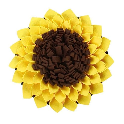 xbiez Schnüffelmatte für Hunde Fütterungspad Interaktive Welpen Puzzle Spielzeug Leckerli Trainingsmatte Sonnenblumen-Design Stressabbau xbiez Schnüffelmatte für Hunde Fütterungspad Interaktive Welpen Puzzle Spielzeug Leckerli Trainingsmatte Sonnenblumen-Design Stressabbau von xbiez