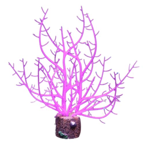 xbiez Wasserpflanze, Korallen für Aquarien, Aquarium-Dekoration, schönes Aussehen, künstliche Pflanze, Baum, mehrfarbig xbiez Wasserpflanze, Korallen für Aquarien, Aquarium-Dekoration, schönes Aussehen, künstliche Pflanze, Baum, mehrfarbig von xbiez