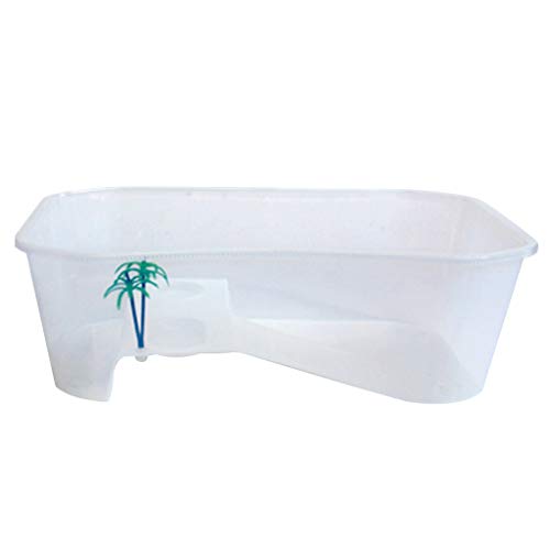 xbiez for Turtle Vivarium Box Aquarium for Breeding Box with Basking Platform Habitat Schildkrötenfutter xbiez for Turtle Vivarium Box Aquarium for Breeding Box with Basking Platform Habitat Schildkrötenfutter von xbiez