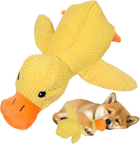 xianshi Quack-Quack Duck Hundespielzeug,Anti Stress Ente Hund,Süße Spielzeugente Plüsch Antistressente für Hunde,Hundespielzeug Ente,Quietschendes Plüsch Spielzeug für Kleine Mittlere Große von xianshi