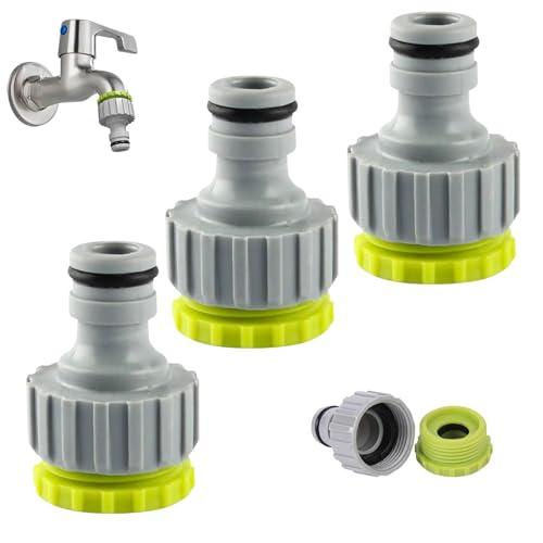 3 Stück Wasserhahn Adapter Gartenschlauch Für Gardena Hahnverbinder,Wasserhahn Schlauch Anschluss,Kupplung Schlauchverbinder,1/2 Zoll 3/4 Zoll Kunststoff Schlauchanschluss,Schlauchanschluss Set 3 Stück Wasserhahn Adapter Gartenschlauch Für Gardena Hahnverbinder,Wasserhahn Schlauch Anschluss,Kupplung Schlauchverbinder,1/2 Zoll 3/4 Zoll Kunststoff Schlauchanschluss,Schlauchanschluss Set von xianshi