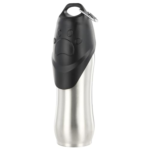 Auslaufsichere Hunde Wasserspender 750 ml, Edelstahl Hunde Trinkflasche, Reise-Wassernapf für Welpen, Haustier Trinkflasche Hunde Wasserflasche, für Täglich Spazieren Gehen Reisen Campen Auslaufsichere Hunde Wasserspender 750 ml, Edelstahl Hunde Trinkflasche, Reise-Wassernapf für Welpen, Haustier Trinkflasche Hunde Wasserflasche, für Täglich Spazieren Gehen Reisen Campen von xianynow