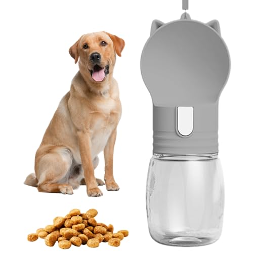 Tragbare Hundetrinkflasche für Unterwegs, 350ml Auslaufsichere Wasserflasche für Hunde, BPA-freie Reise Trinkflasche mit Napf, Ideal für Kleine Hunde, Pet Outdoor Wasserspender Tragbare Hundetrinkflasche für Unterwegs, 350ml Auslaufsichere Wasserflasche für Hunde, BPA-freie Reise Trinkflasche mit Napf, Ideal für Kleine Hunde, Pet Outdoor Wasserspender von xianynow