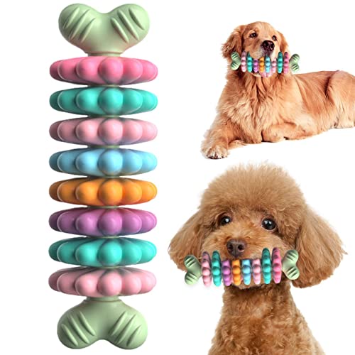 xiaolan Kauspielzeug für Hunde - Kauspielzeug zum Zahnen von Welpen | Starkes Knochenspielzeug für mittelgroße und große Hunde, Angstlinderung im Innen- und Außenbereich von xiaolan