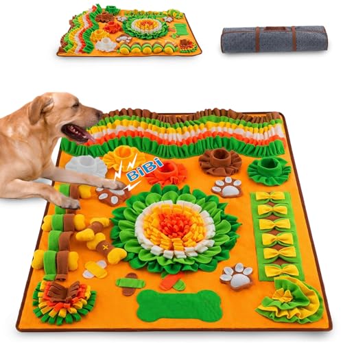 Schnüffelmatte für Hunde, große Rassen und Leckmatte für Hunde, interaktives Hundespielzeug mit Schnüffelmatte und langsamem Fütterungsdesign für geistige Stimulation und Angstlinderung Schnüffelmatte für Hunde, große Rassen und Leckmatte für Hunde, interaktives Hundespielzeug mit Schnüffelmatte und langsamem Fütterungsdesign für geistige Stimulation und Angstlinderung von xiaoshushudian