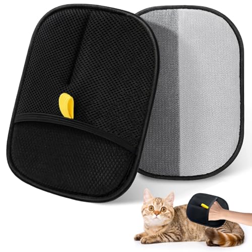 2 Stück Fellmagnet Handschuh Katzenhaare, Tierhaarentferner Bürste, Pet Hair Remover, Wiederverwendbare Antistatische Handschuhe Doppelseitige, Double Sided Grooming Glove für Waschen, Hair Removal 2 Stück Fellmagnet Handschuh Katzenhaare, Tierhaarentferner Bürste, Pet Hair Remover, Wiederverwendbare Antistatische Handschuhe Doppelseitige, Double Sided Grooming Glove für Waschen, Hair Removal von xinrongda