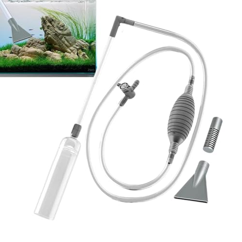 Aquarium-Siphon-Staubsauger-Set, Kiesreiniger und Wasserwechsler, schnelles Aquarium-Reinigungswerkzeug (2,6 m) von xitoio