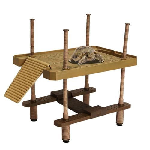 xixibuy Turtle Dock Floating, Schildkröten Terrarium für Schildkrötenliebhaber, Schildkröte Insel, Schildkröten plattform, Wasserschildkröten plattform (GRÖSSE : L) von xixibuy