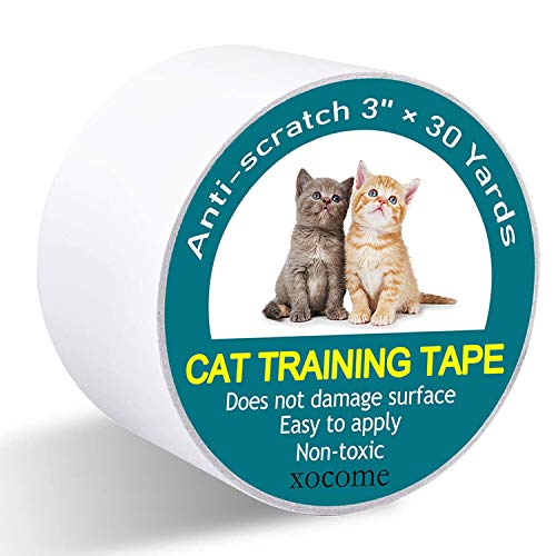 Anti-Kratz-Trainingsband für Katzen, 7,62 cm x 27,4 M Trainingsklebeband für Katzen, klarer Selbstklebender Möbelschutz für Katzen Anti-Kratz-Trainingsband für Katzen, 7,62 cm x 27,4 M Trainingsklebeband für Katzen, klarer Selbstklebender Möbelschutz für Katzen von xocome