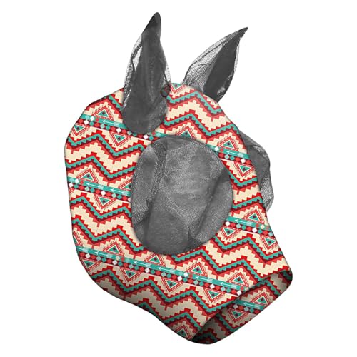 Fliegenmaske Pferds Bremsenmaske UV-Schutz Mit Ohrenschutz, Elastisches Mesh Pferdefliegenmaske Atmungsaktiv Gesichtsschutz Für Gesicht, Nase Und Ohren Beim Ausritt M/L Fliegenmaske Pferds Bremsenmaske UV-Schutz Mit Ohrenschutz, Elastisches Mesh Pferdefliegenmaske Atmungsaktiv Gesichtsschutz Für Gesicht, Nase Und Ohren Beim Ausritt M/L von xowwyue