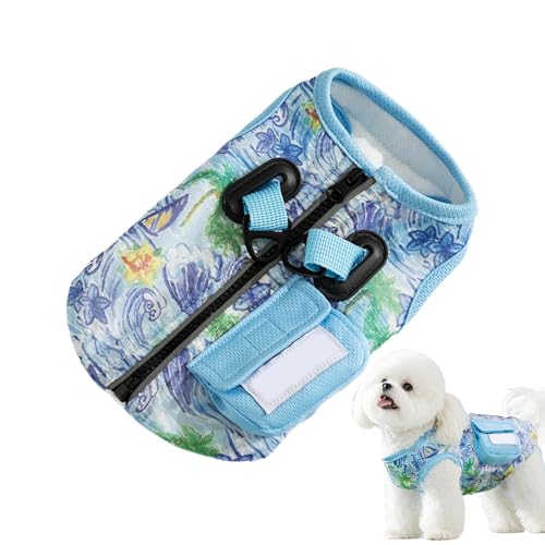Kühlweste Für Hunde, Kühlmantel Kühljacke Atmungsaktive Coole Hundemantel Hundejacke Für Hunde Und Katzen Zum Spazierengehen Im Park S/M/L von xowwyue