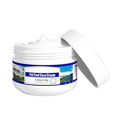 xowwyue Hundepfotenbalsam,Pfotenbalsam | 100g Fußbalsam Katzenpfoten-Feuchtigkeitscreme | Welpenpfotencreme, pflegendes Wachs für rissige Hundepfoten, Hundepfotenbalsam für trockene Nasen und Pfoten xowwyue Hundepfotenbalsam,Pfotenbalsam | 100g Fußbalsam Katzenpfoten-Feuchtigkeitscreme | Welpenpfotencreme, pflegendes Wachs für rissige Hundepfoten, Hundepfotenbalsam für trockene Nasen und Pfoten von xowwyue
