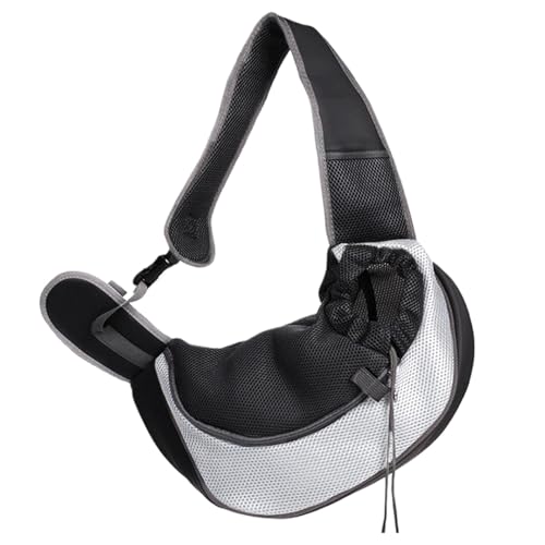 xowwyue Hundeschultertrage, Tragetuch für kleine Hunde - Hundetragetasche mit verstellbarem Schultergurt,Atmungsaktive Mesh-Haustier-Rutsch-Schultertasche für kleine Hunde, Katzen, Welpen xowwyue Hundeschultertrage, Tragetuch für kleine Hunde - Hundetragetasche mit verstellbarem Schultergurt,Atmungsaktive Mesh-Haustier-Rutsch-Schultertasche für kleine Hunde, Katzen, Welpen von xowwyue